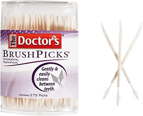 O Brushpicks do Doctor 275 cada - 4 pacote = 1100 Melhoria do Brushpicks em sua saúde bucal.