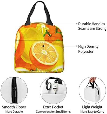 Lancheira laranja para mulheres lancheiras com recipientes incluíram adultos reutilizáveis ​​para almoçar piquenique de viagem