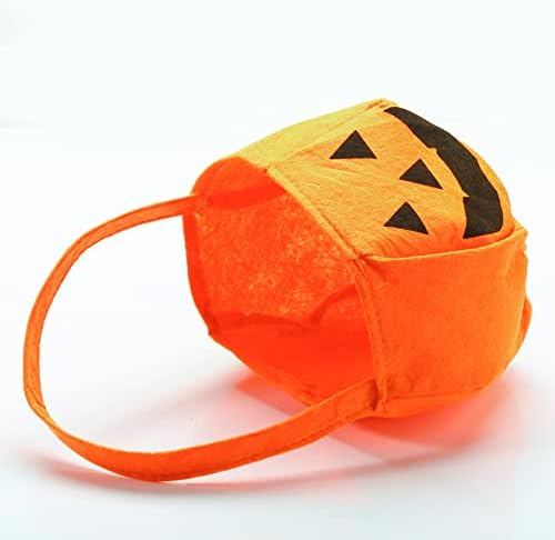 Yonghs Pumpkin Sacks não tecidos ou truques de truques de balde para os favores de festas de Halloween