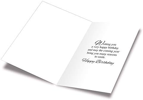 Cartão de feliz aniversário para genro | Feito na América | Ecológico | Cartão grosso com envelope premium 5in x 7,75in