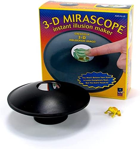 Toysmith: 3-D Mirascope, fabricante instantâneo de imagens de holograma de 6 , inclui um sapo de plástico para exibir