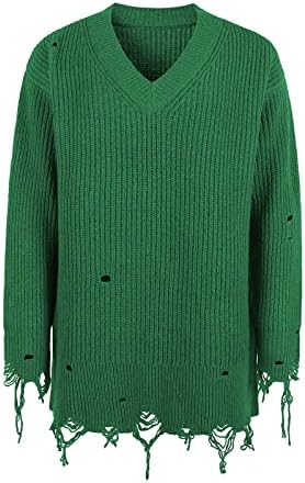 Prdecexlu manga comprida club moderno pullover de queda de outono conforto mini bloco colorblock suéters grossos