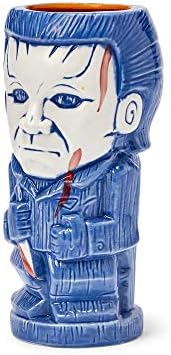 Halloween: A maldição de Michael Myers caneca | Copo de cerâmica de terror colecionável de Halloween, copo de cerâmica do estilo Tiki | Detém 22 onças