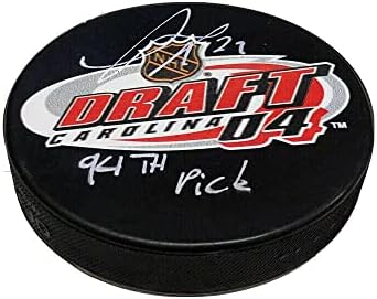 Thomas Greiss assinou e inscrito em 2004 Puck NHL Puck - 94ª escolha - Pucks autografados da NHL
