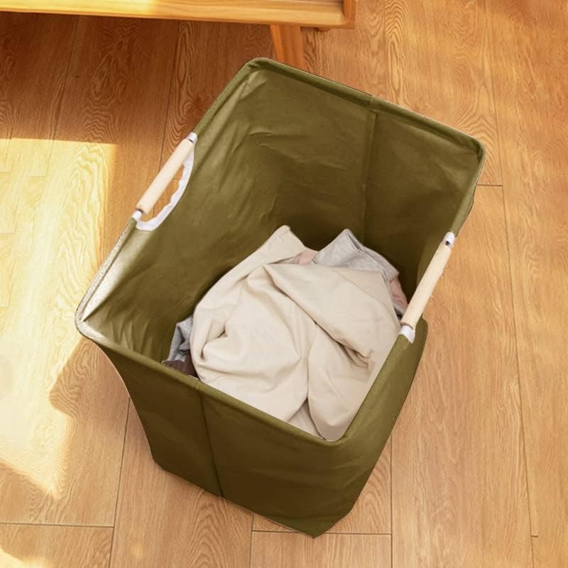 Syftgmz plus size tamanho dobrável cesto de lavanderia bolsa de lavanderia com alça de banheiro cesto de roupa suja cesta