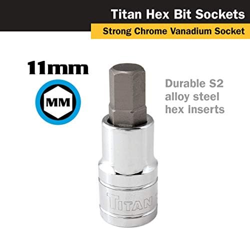 Titan 15611 1/2 polegada de acionamento x 11 mm