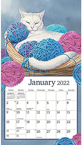 Lang American Cat ™ 2023 Wall Calendário