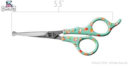 Kenchii Pets - Happy Puppy Home ou Professional Dog Harding Shears/Scissors 5.5 pol. Comprimento total