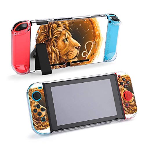 Caso para Nintendo Switch Leo é sinal Zodiac Cinco peças definidas Caso de capa protetora Acessórios para console de