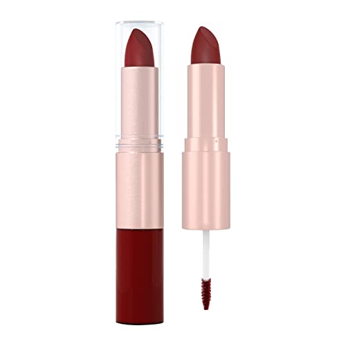 Xiahium feminino compõe 12 cor 2in1 batom e brilho labial mattes batom velvet líquido batom líquido duradouro brilho