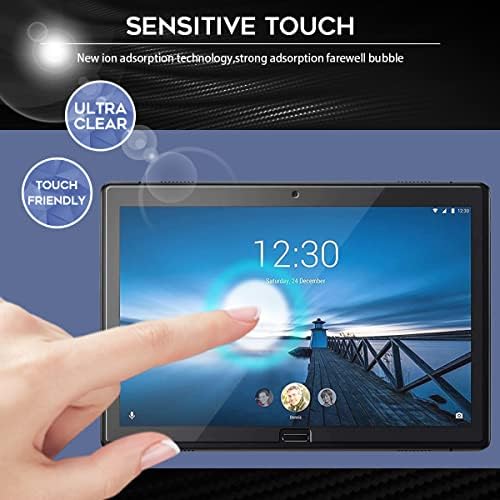 OrZero compatível para Lenovo Smart Tab p10 Protetor de tela de vidro temperado, 9 Draga HD Tampa clara Anti-arranhão de alta definição