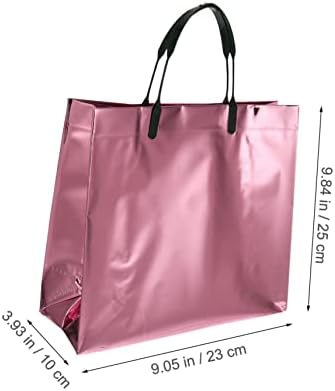 Bolsa de sacola de abaodam 8 pcs para mulheres para mulheres para mulheres bolsas de bolsa feminina brilho brilhante Tote dama de honra