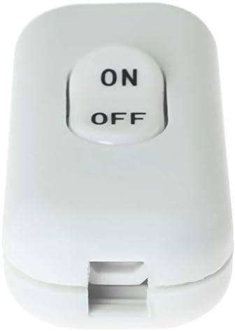 Encaminhe o botão de cabo de botão de botão branco de excelência em linha interruptor de cabo de alimentação para a lâmpada