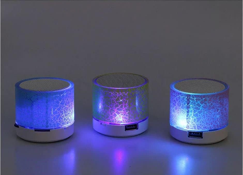 Mini LED portátil LED Wireless Wireless Bluetooth HiFi estéreo alto -falante