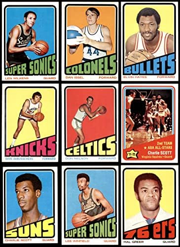 1972-73 Topps Basketball Complete Conjunto Ex/Mt