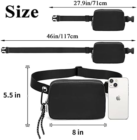 YZFSM Fanny Packs for Mulher Men, Saco de cintura de moda Pacote para mulheres com cinta ajustável, saco de trânsito para ioga