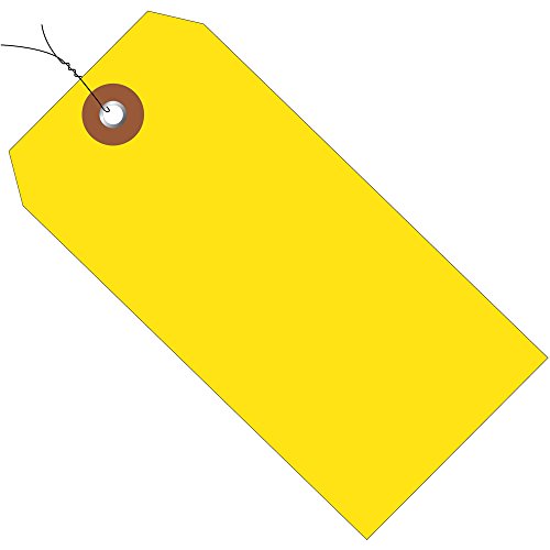 Tags de envio de plástico Aviditi, 4 3/4 x 2 3/8, verde, impermeável, tags de identificação de ativos e produtos de inventário, caso de 100