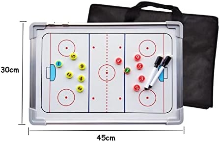 Joyeee Ice Hockey Coaching Board Den Erase Hockey Premium Treinadores de dupla face-lados