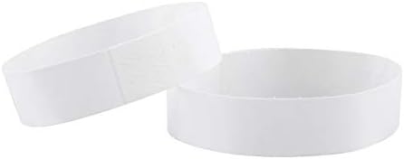 Vantagem de pulseiras tyvek imprimíveis, branco em branco, 500/pk