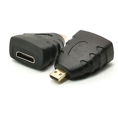 Mini HDMI feminina compatível com HDMI para micro adaptador masculino HDMI