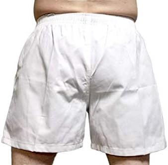 Propacto Pro Impacto de Rugby Treinamento de shorts profissionais com bolsos profundos para homens e mulheres brancos pequenos