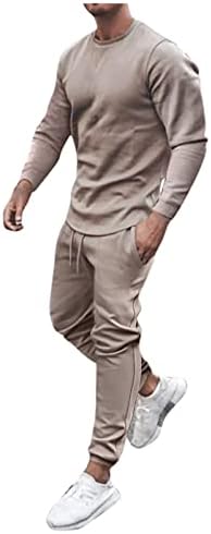 Roupas de pista masculinas de zhishiliuman vesti de 2 peças roupas casuais com mangas compridas suor confortável moletom de moletom define um traje esportivo de corrida