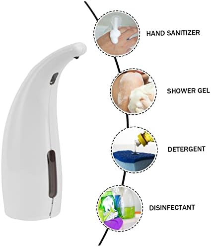 Dispensador líquido de zerodeko dispensador automático dispensador de sabão de espuma de espuma distantente de sabonete manual dispensador