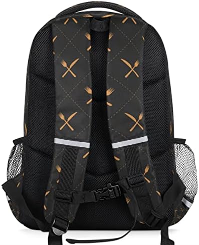 Padrão geométrico cfpolar （02） mochila estudantil com mochila da escola de compartimento de laptop para homens homens universitários