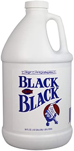 Chris Christensen preto na cor preta Revitalizando o shampoo de cachorro, noivo como um profissional, restaura casacos pretos, não um corante, dura até 4 semanas, fabricado nos EUA, 64 onças
