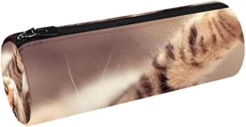 Caixa de lápis Guerotkr, bolsa de lápis, estojo de lápis estético, bolsa de caneta, padrão de gato animal