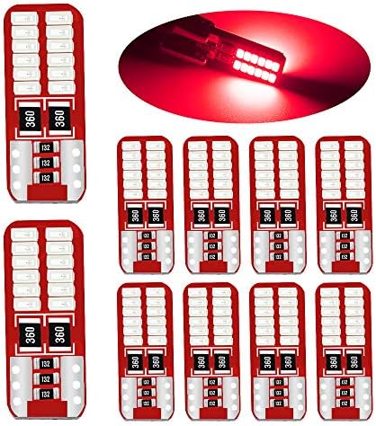 Yeeron 194 168 LED BULBA SUPER BRILHAÇÃO 24-SMD 3014 CHIPS ERRO FREE 2825 W5W T10 LED LED BULS DE SUBSTITUIÇÃO PARA O DOMO INTERIOR