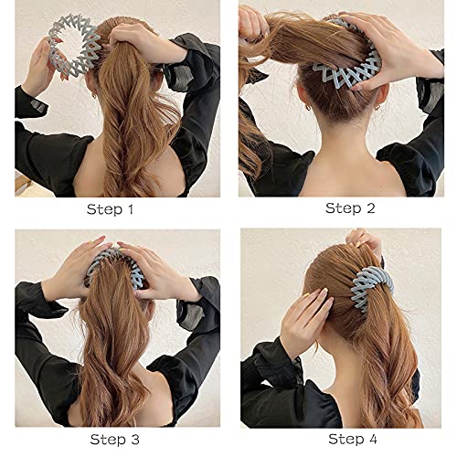 Velvet Fashion Hair Clips Expansível Pony Tail Titular Ties cabelos Clipe de cabelos Ray