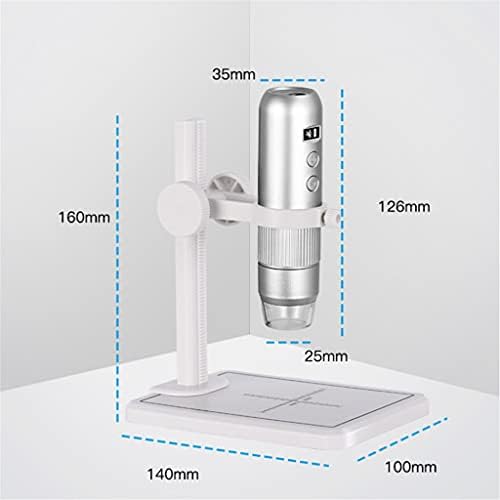 Yebdd Mini USB1000X Microscópio Digital 200W Microscópio Eletrônico Pixel Microscópio de beleza