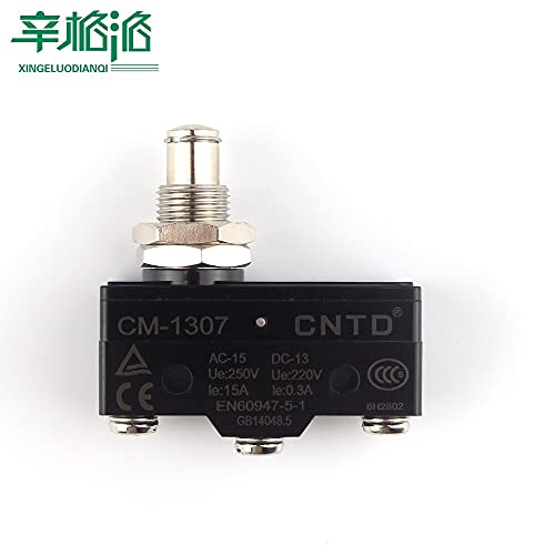 CNTD CM Limite/Trip/Micro Switch 15A 380V Cabeça de aço inoxidável Ponto único Desde a redefinição CM-1307 Z-15GQ-B TM-1307