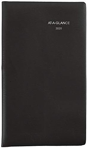 Atualmente, 2020 Weekly Pocket Planner, Dayminder, 3-1/2 x 6, preto