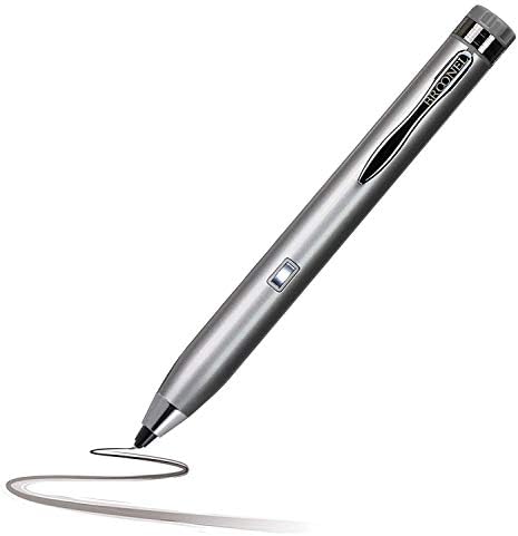 Navitech Silver Mini Fine Point Digital Active Stylus Pen compatível com o LG G5