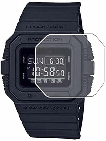 PUCCY 3 Pack Screen Protector Film, compatível com Casio G-Shock DW-D5500-1JF DWD5500 Série TPU Guard para Smart Watch Smartwatch