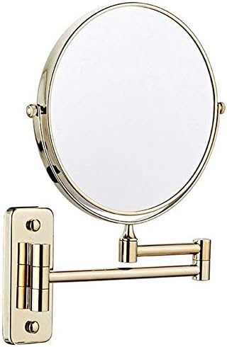 LIANXIAO-6 polegadas de 1 cm de 1+3x/5x Glips de ampliação estendida dobrável banheiro barbear espelho cosmético de maquiagem