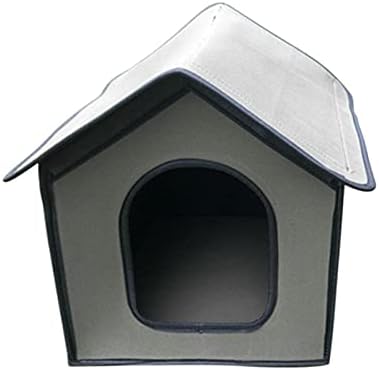 Cxdtbh dobrável grande casa de animais de estimação eva impermeabilizada gato ao ar livre ninho de canil com tenda portátil de