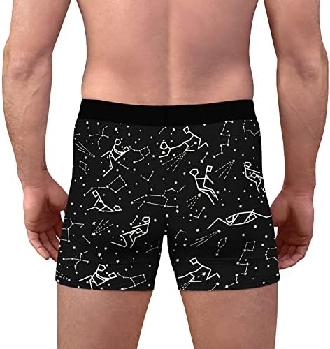 Masculino boxeadores de roupas de roupa masculina de jovens adultos de desenho animado padrão de desenho animado calça de boxer respirável