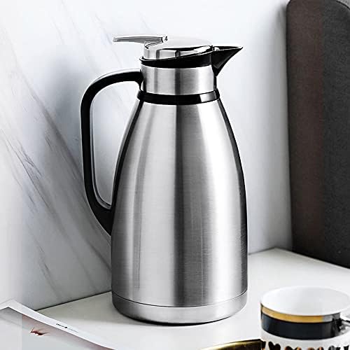 Twdyc Thermos Pote de grande capacidade em aço inoxidável em aço fervente garrafa de vácuo Pote de chá de café para casa para casa