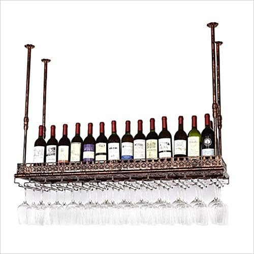 Titulares de vinhos de vinhos Zesus titulares de vidro de champanhe para barras de jantar de sala de estar fácil de instalar armazenamento/a/120