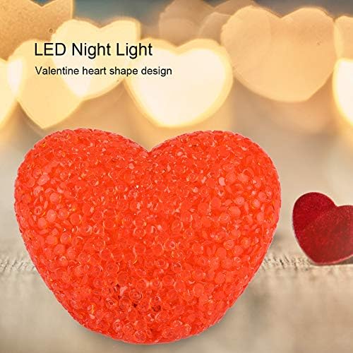Colorido Valentim Heart Shape Led Lampnight Light for Home Bar Cafe Decoração Adequada para o uso de barras de mobiliário