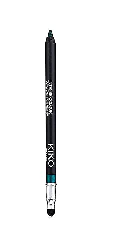 Kiko Milano - Lápis de olho intenso de cor | Emerald metálica 08 | Delineador à prova d'água de uso longo | Hipoalergênico | Maquiagem