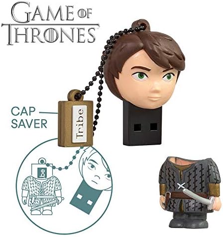 Tribe Games Of Thrones Pendrive Figura 16 GB Flash Flash Flash Drive 2.0, Keyholder Key Ring, Drogon