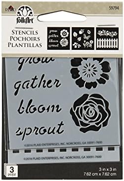 Folkart Garden Mini Stencil Pack