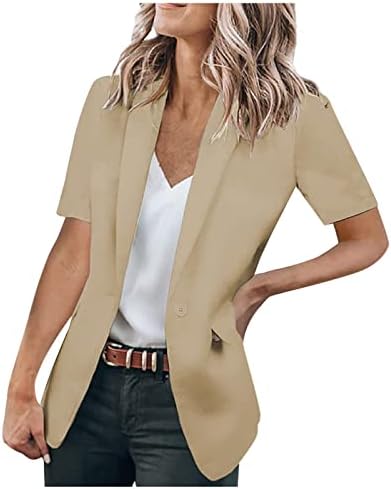 Blazers for Women Summer Summer Slave Suit Jackets Business Work Office Casual Office Blazer