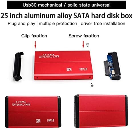 Conectores USB3.0 Gabinete HDD para caixa de disco rígido SATA de 2,5 polegadas CASO DE HDD MOLENTE 450M/S Suporte