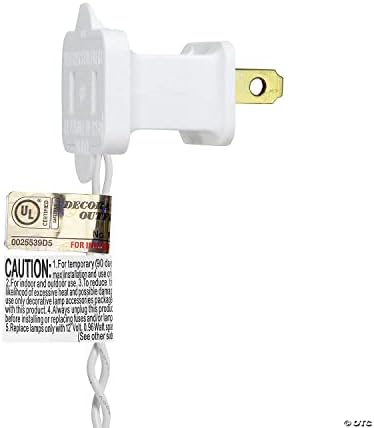 Luzes de estilo Northlight Mini líquido em um fio branco - 2 'x 2,75' | Design de bandeira americana | Vermelho e
