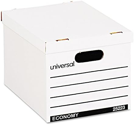 Universal 25223 Caixas econômicas, 12 x 15 x 9 7/8, branco, 10/caixa